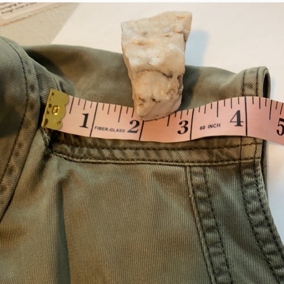 Max Jeans Utility Vest Army Green Size S - Picture 6 of 12